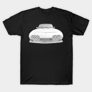 Reliant Scimitar 1960s British classic car monochrome T-Shirt